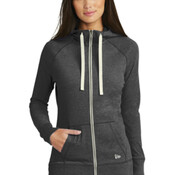 Ladies Sueded Cotton Full-Zip Hoodie