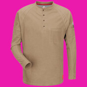 iQ Series® Comfort knit Long Sleeve Henley