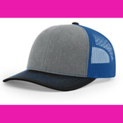 Richardson 112 Heather Grey/Royal/Black