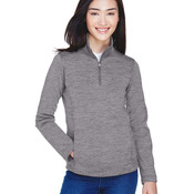 Women's Newbury Mélange Fleece Quarter-Zip Pullover