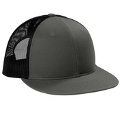 Snapback Flat Bill Trucker Cap
