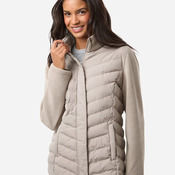 Women's Mixed Media Chevron Jacket