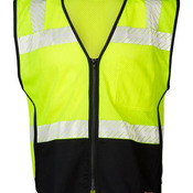 Unisex Premium Black Series® FR Black Bottom Mesh Vest