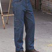 Men's Flame Resistant Pre-Washed Denim Dungaree