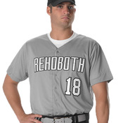 Men's Full Button Lightweight Baseball Jersey