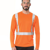 Men's USA-Made Hi-Visibility Long Sleeve Performance T-Shirt
