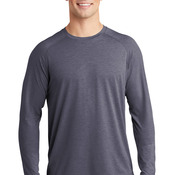 ® PosiCharge ® Long Sleeve Tri Blend Wicking Raglan Tee