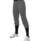 Girls' Premium Fastpitch Softball Pants with Belt Loops