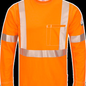 iQ SERIES® COMFORT KNIT MEN'S FR LONG SLEEVE T-SHIRT WITH REFLECTIVE TRIM